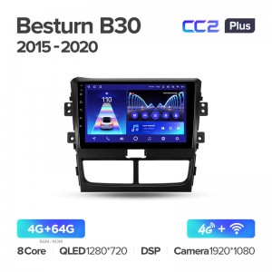 Штатная магнитола для FAW Besturn B30 1 2015-2020 Teyes СС2+(4/64) (Android 10)  (8 ЯДЕР, DSP, 4G)