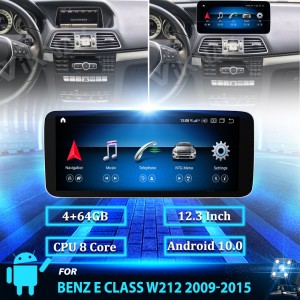 Штатная магнитола для Mercedes-Benz E-класс (2009-2015) Carmedia XN-M8003 (8 ЯДЕР,4G модем,IPS 10")