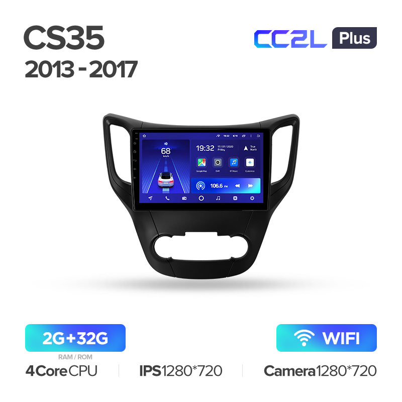 Штатная магнитола для Changan CS35 (2013-2017) Teyes CC2L+ PLUS (2/32) (Android 8)