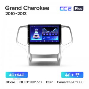 Штатная магнитола для Jeep Grand Cherokke (2008-2013) Teyes CC2+ PLUS (4/64) (Android 10) (8 ЯДЕР, DSP, 4G)