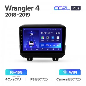 Штатная магнитола для Jeep Wrangler 4 JL 2018-2019 Teyes CC2L+(1/16) (Android 8)
