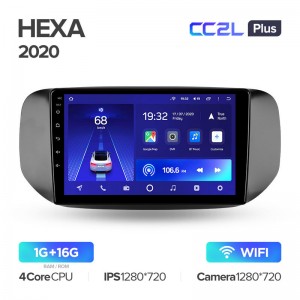 Штатная магнитола для Tata Hexa 2020 Teyes CC2L+(1/16) (Android 8)