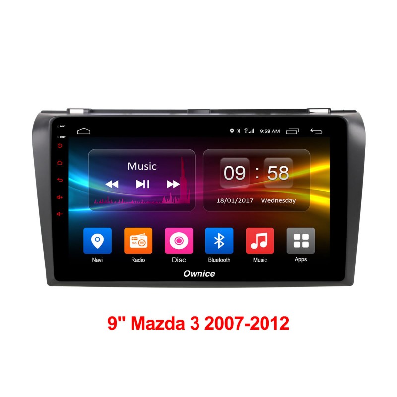 Штатная магнитола для MAZDA Mazda3 2003-2009 (BK) Carmedia OL-9503 OL-9009-2D-F