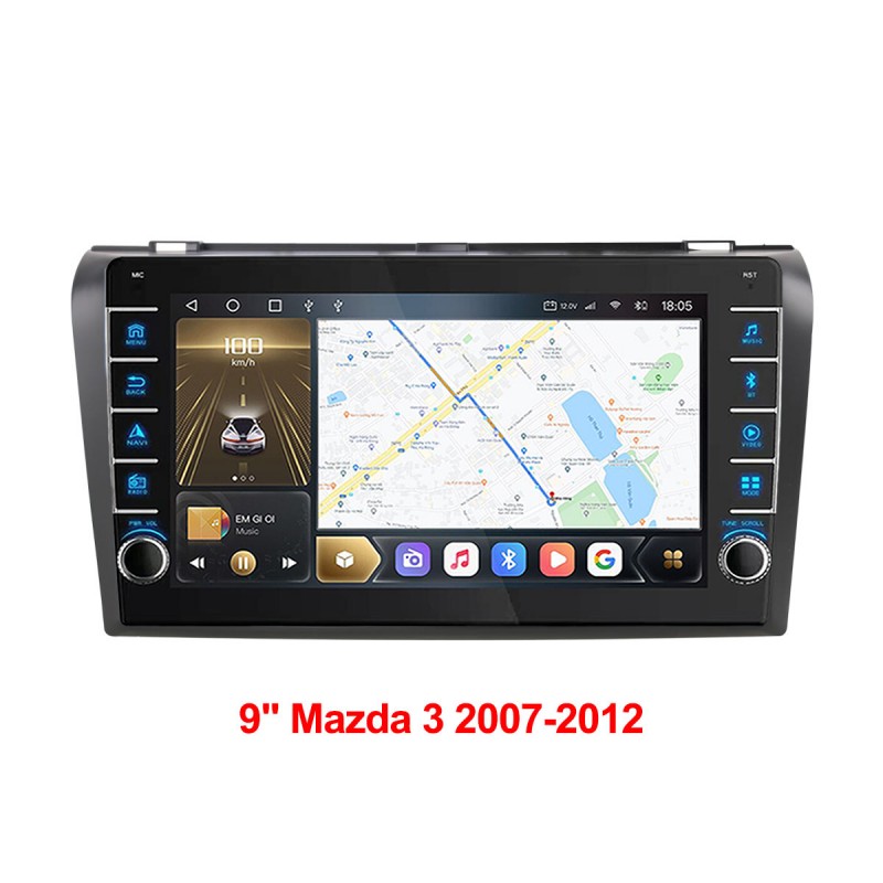 Штатная магнитола для MAZDA Mazda3 2003-2009 (BK) Carmedia OL-9503 OL-9015-D
