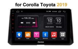 Штатная магнитола для TOYOTA Corolla 2019+ Carmedia OL-1697 OL-1009-1D-D