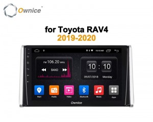 Штатная магнитола для TOYOTA RAV4 2019+ Carmedia OL-1684 OL-1009-1D-W