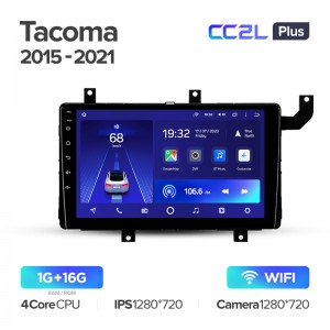 Штатная магнитола Teyes CC2L+ PLUS 1/16 для Toyota Tacoma N300 (2015-2021) (9") (Android 8)