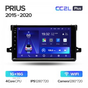 Штатная магнитола Teyes CC2L+ PLUS 1/16 для Toyota Prius XW50 (2015-2020) (9") (Android 8)