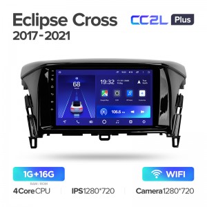 Штатная магнитола Teyes CC2L+ PLUS 1/16 для Mitsubishi Eclipse Cross (17-21) (9") (Android 8)