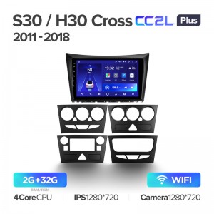 Штатная магнитола Teyes CC2L+ PLUS 2/32 для Dongfeng S30 H30 Cross 1 (2011-2018) (9") (Android 8)