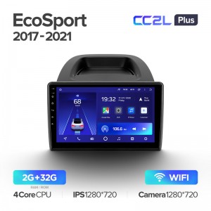 Штатная магнитола Teyes CC2L+ PLUS 2/32 для Ford EcoSport (2017-2021) (10") (Android 8)