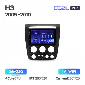 Штатная магнитола Teyes CC2L+ PLUS 2/32 для Hummer H3 (2005-2010) (9") (Android 8)