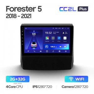 Штатная магнитола Teyes CC2L+ PLUS 2/32 для Subaru Forester 5 2018-2021) (9") (Android 8)