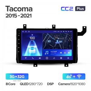 Штатная магнитола Teyes CC2+ PLUS 3/32 для Toyota Tacoma N300 (2015-2021) (9") (And.10,DSP,IPS)