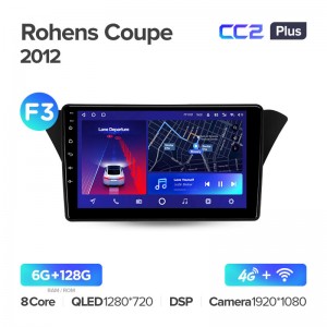 Штатная магнитола CC2+ PLUS 6/128 для Hyundai Rohens Coupe (9") (And.10,DSP,IPS)