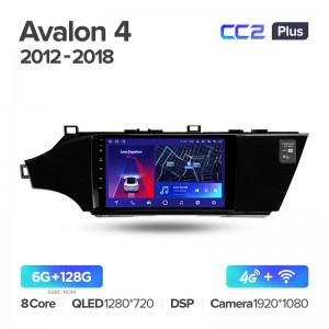 Штатная магнитола CC2+ PLUS 6/128 для Toyota Avalon IV XX40 (2012-2018) (9") (And.10,DSP,IPS)