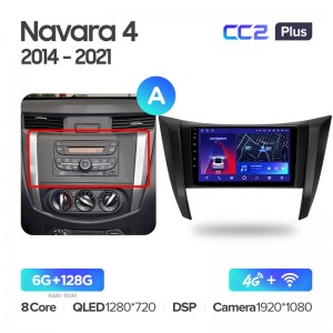 Штатная магнитола CC2+ PLUS 6/128 для Nissan Navara 4 IV D23 (2014-2021) (9") (And.10,DSP,IPS)